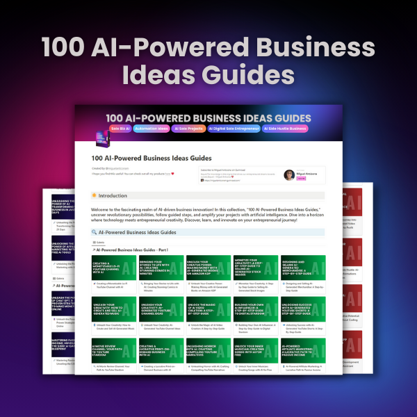 100 AI-Powered Business Ideas Guides logo