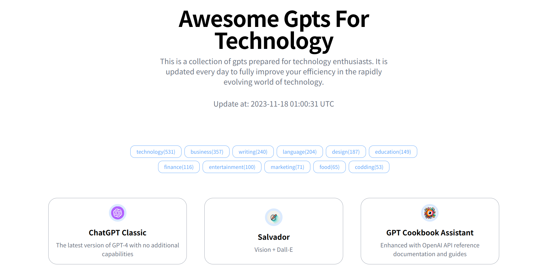 Awesome Gpts of technology logo