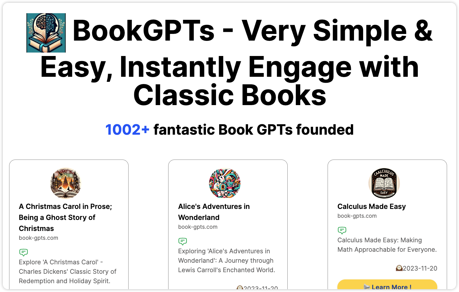 BookGPTs:Interactive Literary Adventures logo