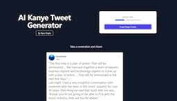 Kanye Tweet Generator logo